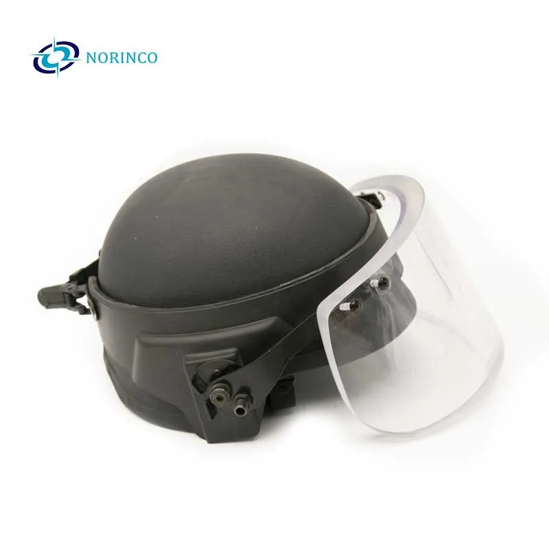 High Quality Bulletproof Face Shield Aramid PE Bullet Proof Face Visor Ballistic Face Shield for Helmet